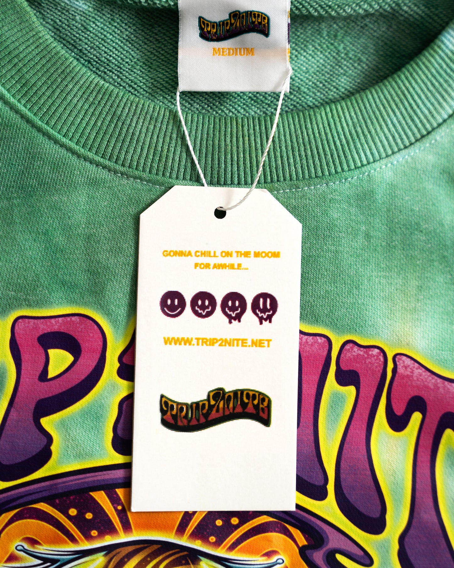 Hand Dyed French Terry Tee Shirt ( Far Out)