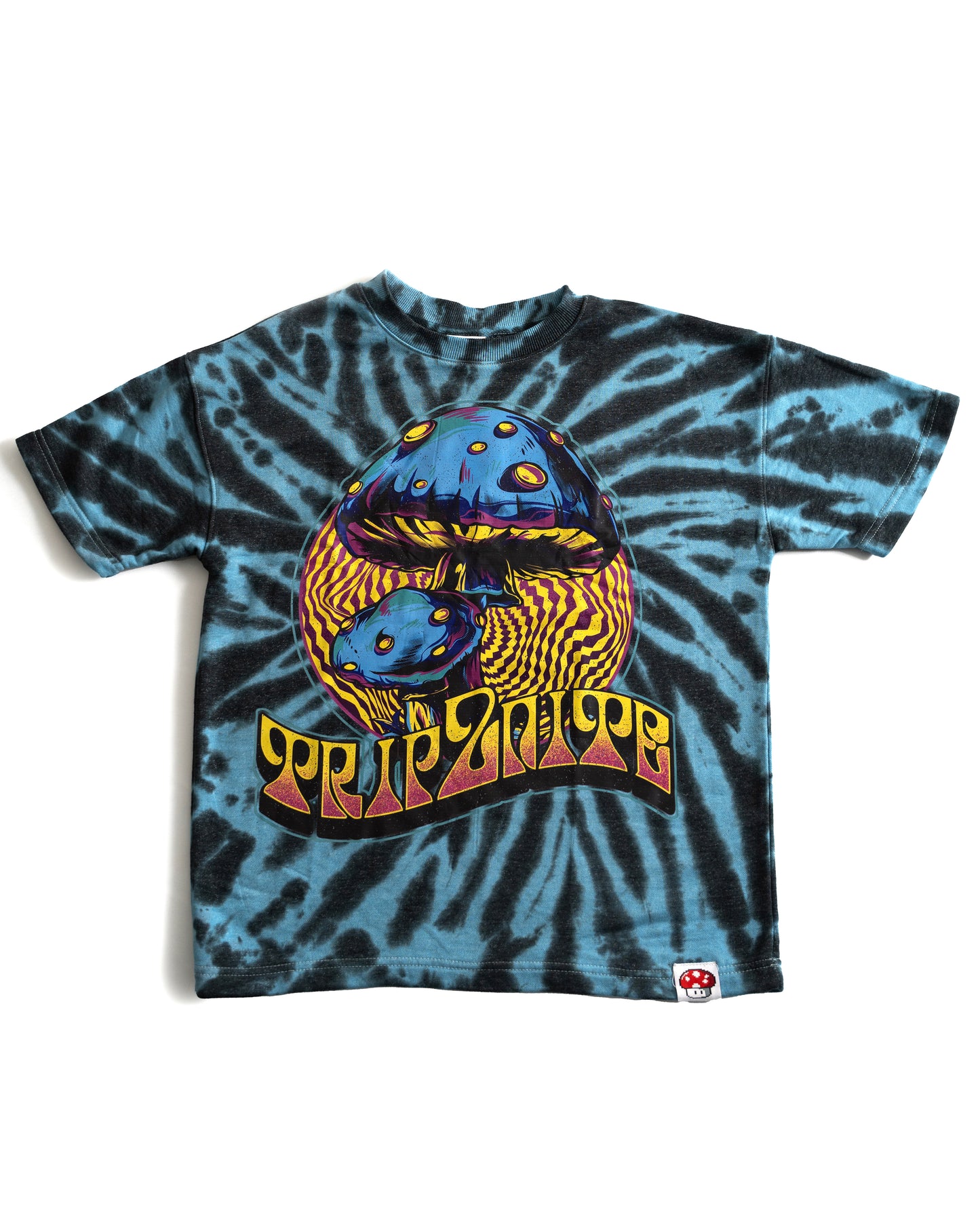 Hand Dyed French Terry Tee Shirt ( FlipSide)